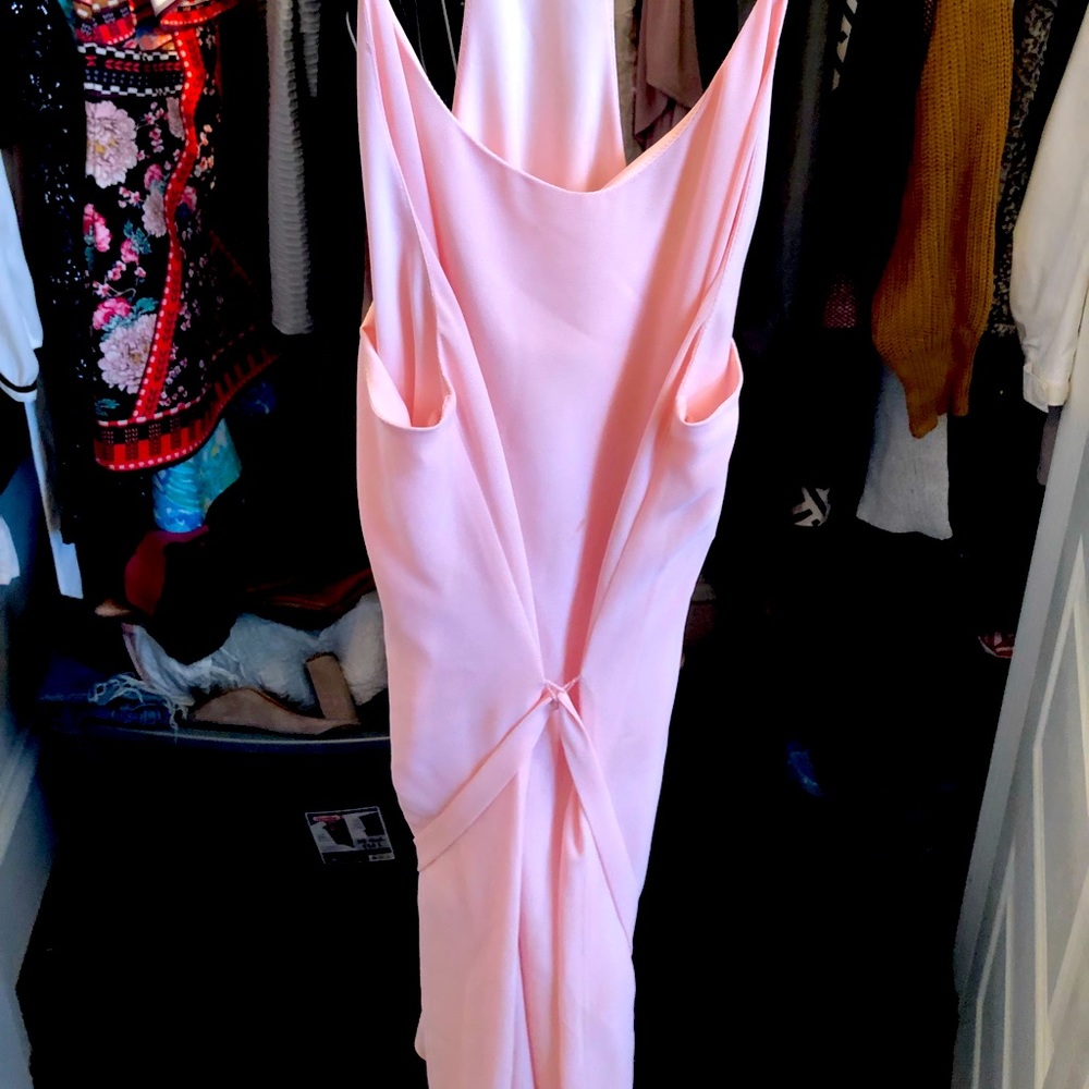 Baby pink dress